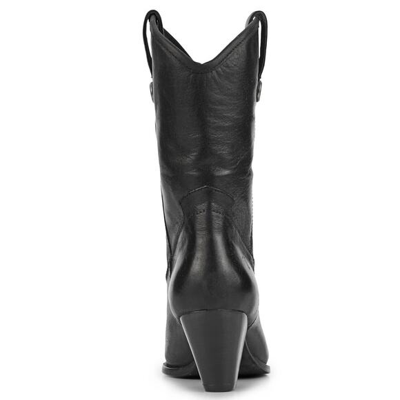 Frye June Leather Western Boot - 8.5 - Black - Picture 4 of 5